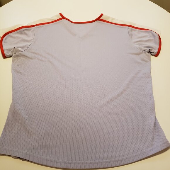 Nike Dri Fit Medium Lavender Running Tee - Picture 6 of 15